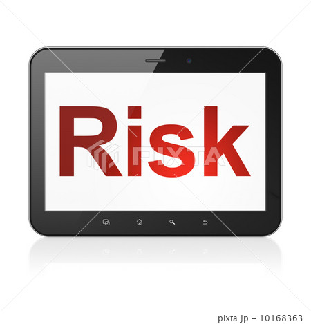 Business concept: Risk on tablet pc computer 10168363