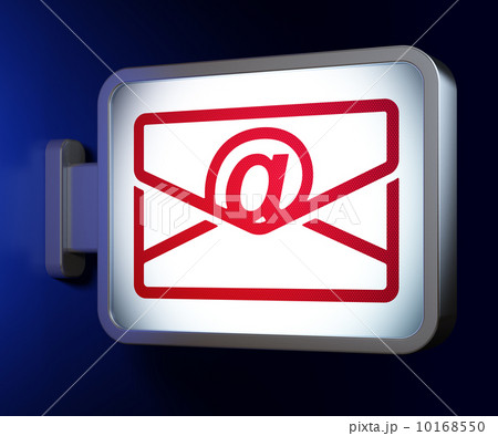 Finance concept: Email on billboard background Finance concept: Email on billboard background 10168550