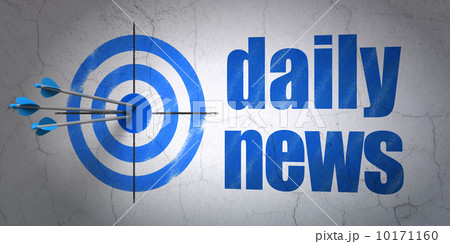 News concept: target and Daily News on wall background News concept: target and Daily News on wall background 10171160