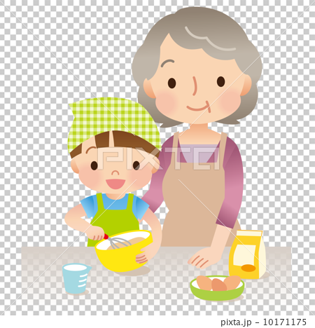 grandma cooking clip art