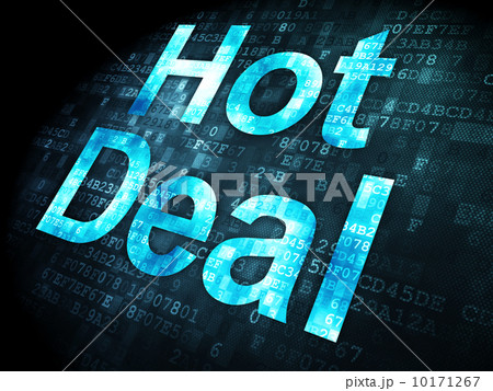 Finance concept: Hot Deal on digital background 10171267