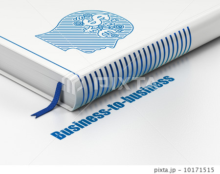 Finance concept: book Head With Finance Symbol, Business Finance concept: book Head With Finance Symbol, Business 10171515