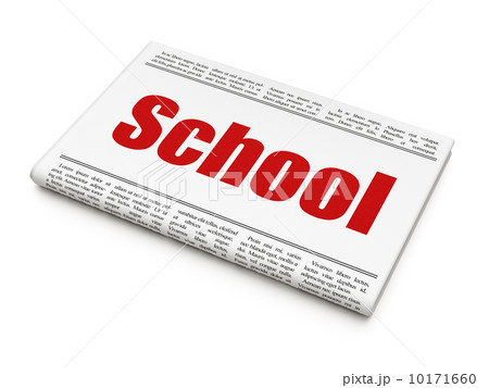 Education concept: newspaper headline School Education concept: newspaper headline School 10171660