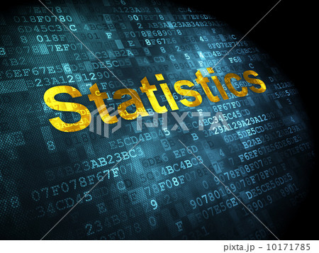 Finance concept: Statistics on digital background 10171785