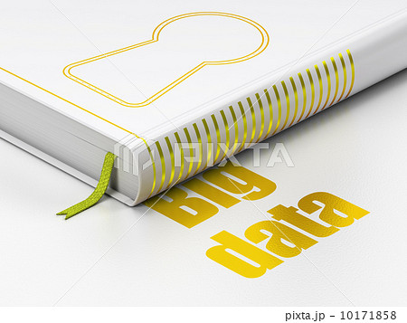 Data concept: book Keyhole, Big Data on white background Data concept: book Keyhole, Big Data on white background 10171858