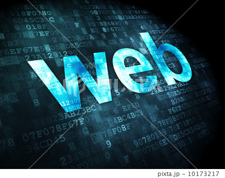 SEO web development concept: Web on digital background SEO web development concept: Web on digital background 10173217