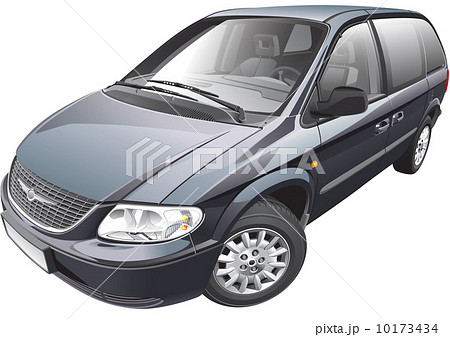 American minivan 10173434