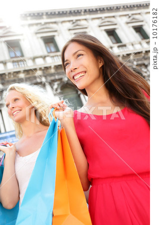 Shopping women city portrait 10176182