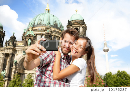 Travel couple selfie self portrait, Berlin Germany Travel couple selfie self portrait, Berlin Germany 10176287