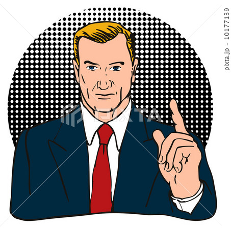 Businessman Finger Number One Businessman Finger Number One 10177139