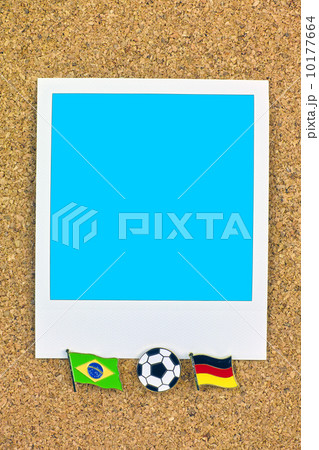 ポラロイド サッカー 国旗のピン ブラジル ドイツ ポラロイド サッカー 国旗のピン ブラジル ドイツ 10177664