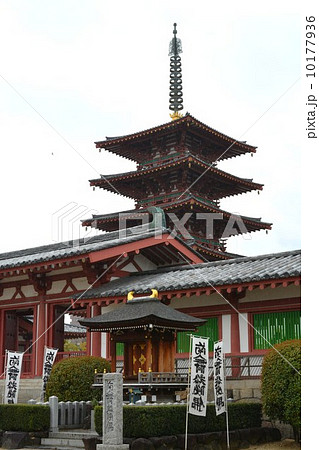 四天王寺　五重塔 10177936