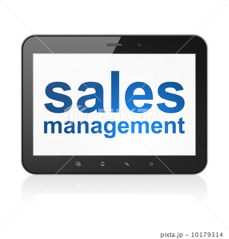Marketing concept: Sales Management on tablet pc computer 10179314