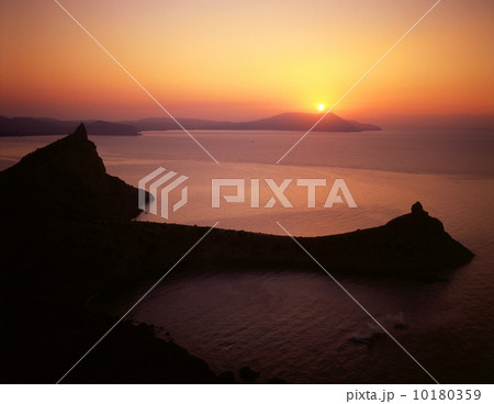 sunrise over the cape of Meganom - Crimea 10180359