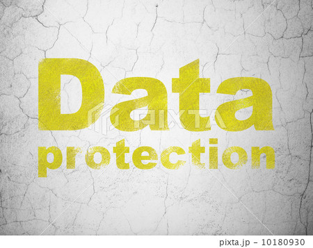 Protection concept: Data Protection on wall background 10180930