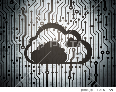 Cloud technology concept: circuit board with Cloud Cloud technology concept: circuit board with Cloud 10181159
