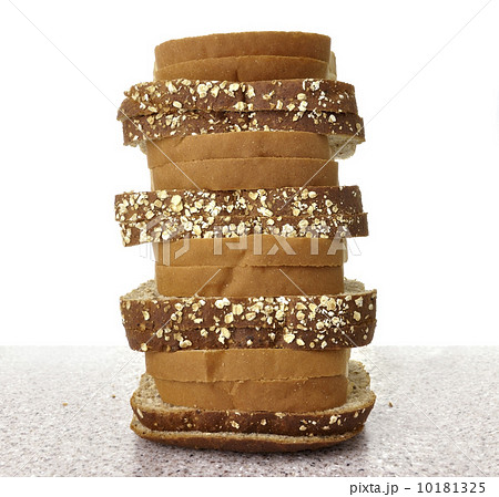 White And Dark Bread Slices 10181325