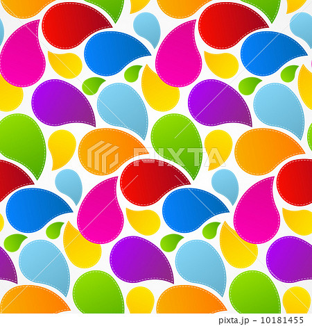 Colorful Retro Abstract Liquid Seamless Pattern - Background Colorful Retro Abstract Liquid Seamless Pattern - Background 10181455