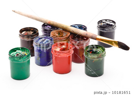 Paints and brush Paints and brush 10181651