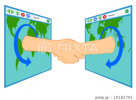 Internet Handshake Over Window Internet Handshake Over Window 10182705