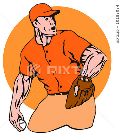 American Baseball Player Pitcher 10183034