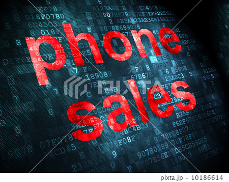 Marketing concept: Phone Sales on digital background Marketing concept: Phone Sales on digital background 10186614