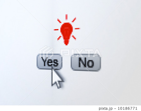 Finance concept: Light Bulb on digital computer screen Finance concept: Light Bulb on digital computer screen 10186771