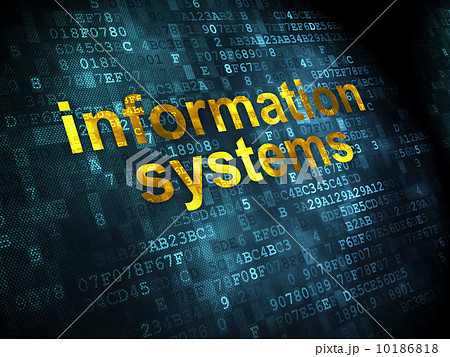 Data concept: Information Systems on digital background 10186818