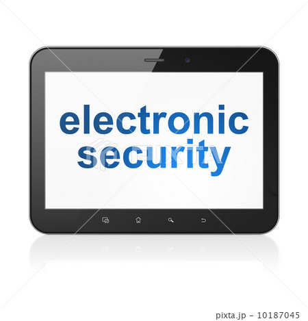Privacy concept: Electronic Security on tablet pc computer Privacy concept: Electronic Security on tablet pc computer 10187045