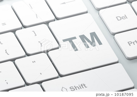 Law concept: Trademark on computer keyboard background Law concept: Trademark on computer keyboard background 10187095