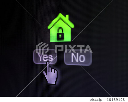 Business concept: Home on digital computer screen Business concept: Home on digital computer screen 10189198