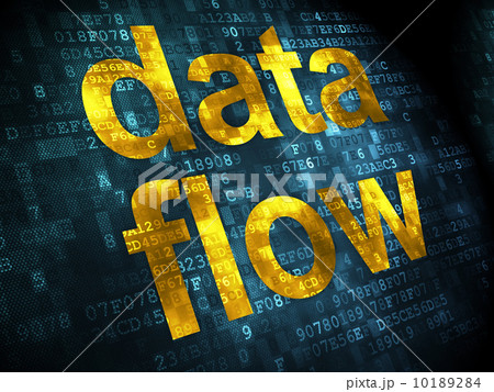 Information concept: Data Flow on digital background Information concept: Data Flow on digital background 10189284