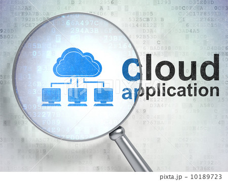 Cloud technology concept: Cloud Network and Cloud Application 10189723