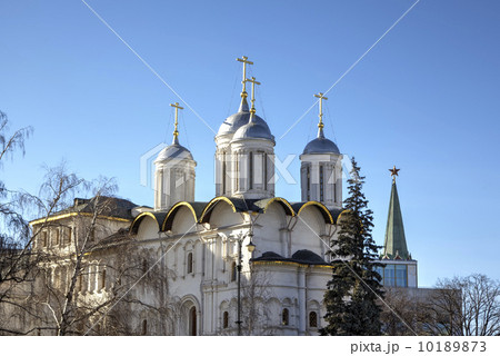 The Patriarch Palace and the Twelve Apostles Church. Moscow Kremlin, Russia 10189873