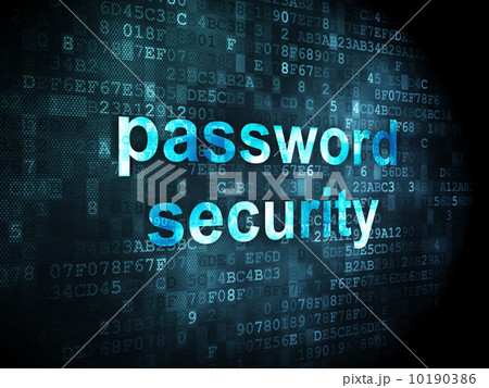 Security concept: Password Security on digital background 10190386