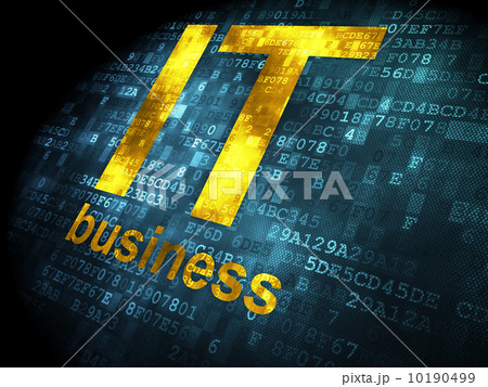 Business concept: IT Business on digital background Business concept: IT Business on digital background 10190499