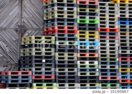 フォークリフトのカラーパレット 10190867