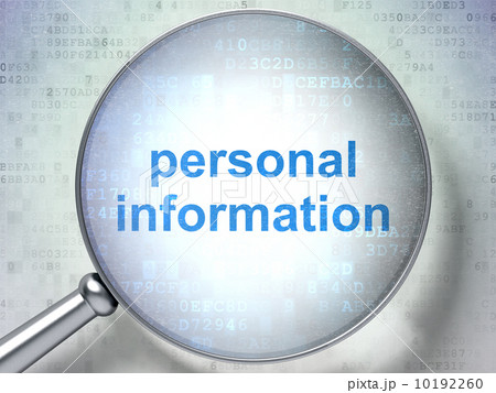 Protection concept: Personal Information with optical glass Protection concept: Personal Information with optical glass 10192260