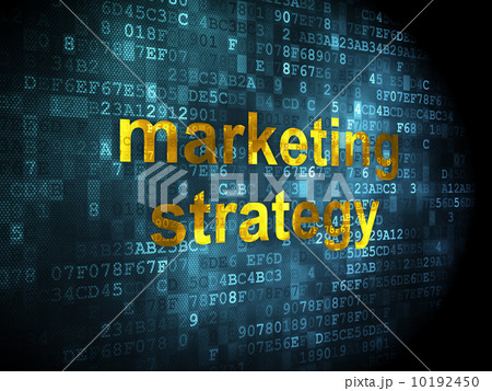 Advertising concept: Marketing Strategy on digital background 10192450