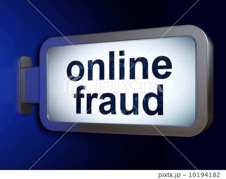 Protection concept: Online Fraud on billboard background 10194182