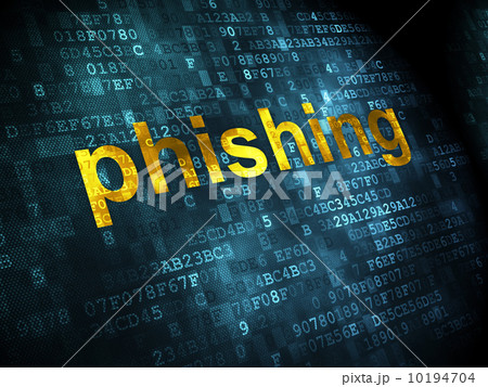 Security concept: Phishing on digital background 10194704