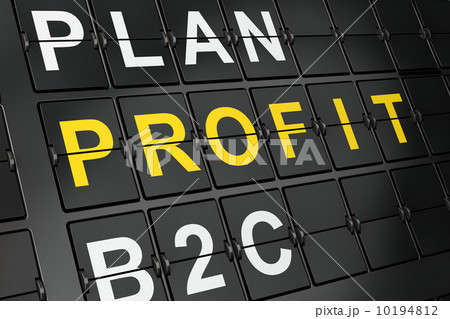 Business concept: Profit on airport board background Business concept: Profit on airport board background 10194812