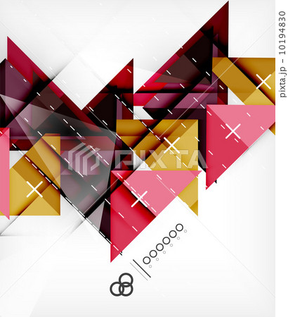Triangles Template For Brochure | Booklet Triangles Template For Brochure | Booklet 10194830