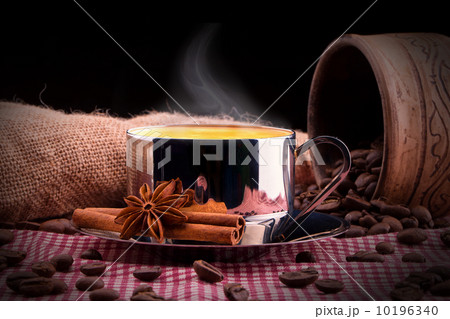 cup of Coffee with beans 10196340