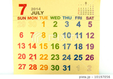 カレンダー　2014 10197056