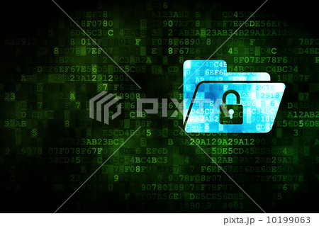 Business concept: Folder With Lock on digital background Business concept: Folder With Lock on digital background 10199063