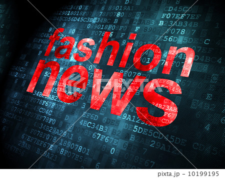 News concept: Fashion News on digital background 10199195
