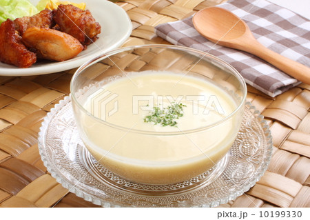 ヴィシソワーズ 冷製スープ 唐揚げ ヴィシソワーズ 冷製スープ 唐揚げ 10199330