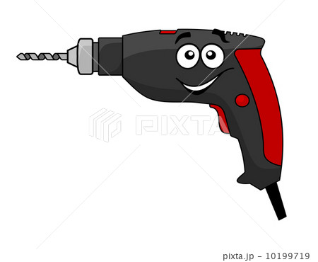 Cartoon power drill tool 10199719
