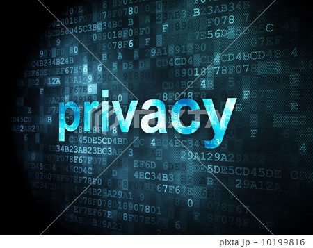 Security concept: Privacy on digital background 10199816